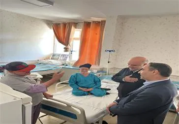 بازدید مدیرکل حراست وزارت بهداشت درمان و آموزش پزشکی از مجتمع درمانی باباباغی تبریز