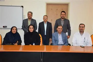 بازدید هیئت کارشناسی دانشکده علوم پزشکی خوی از بیمارستان امام رضا (ع) تبریز