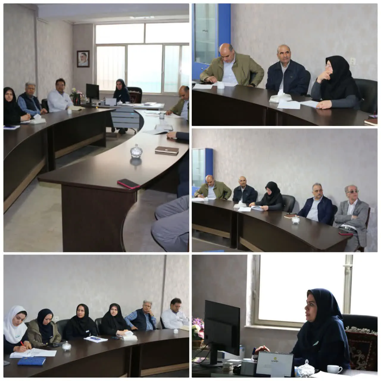 برگزاری مانور دور میزی مدیریت مصدومین انبوه در بیمارستان طالقانی تبریز