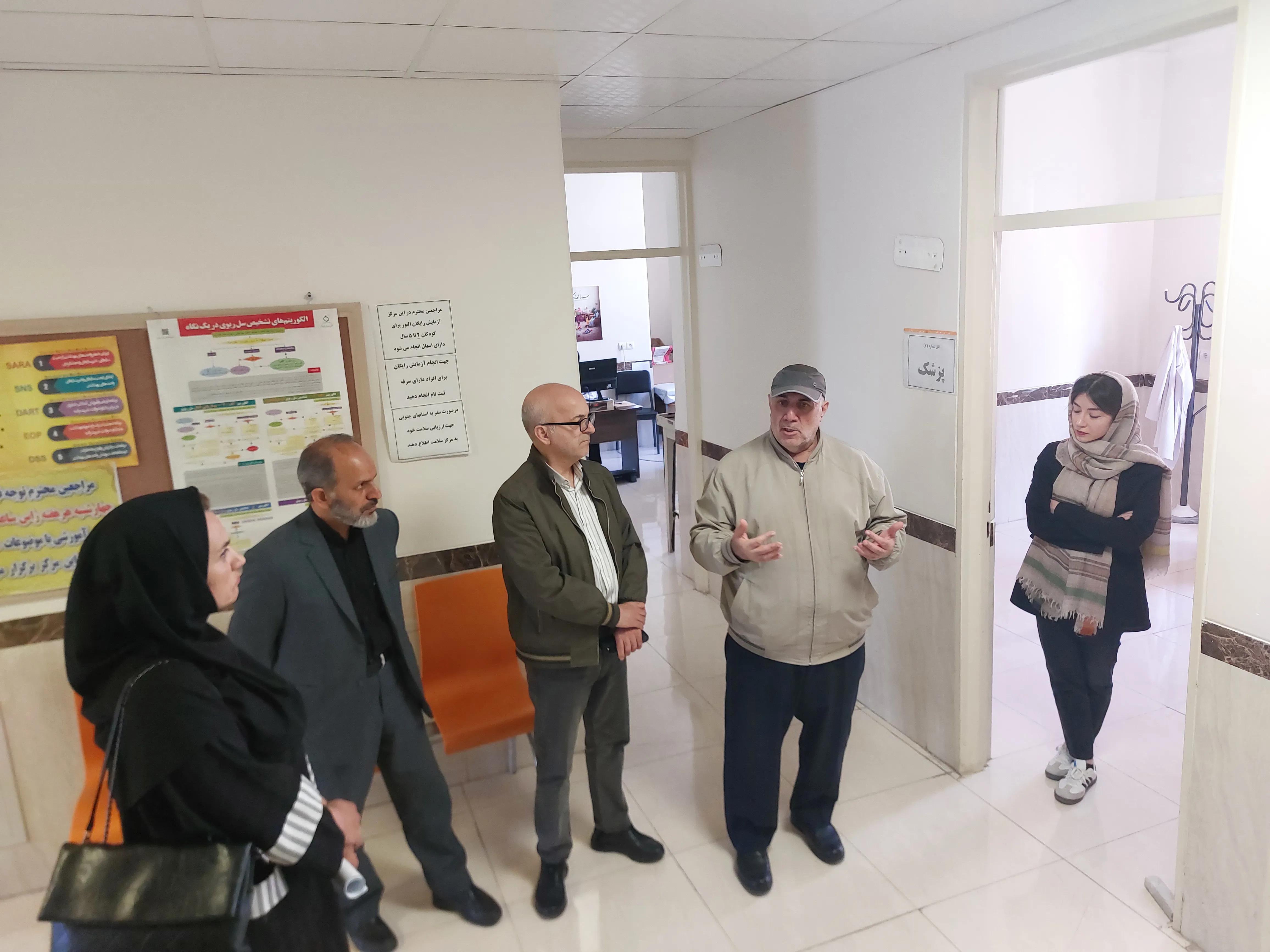 ارزیابی میدانی دکتر احمدرضا جودتی از مرکز جامع سلامت شهید فایقی و بیمارستان برکت میانه