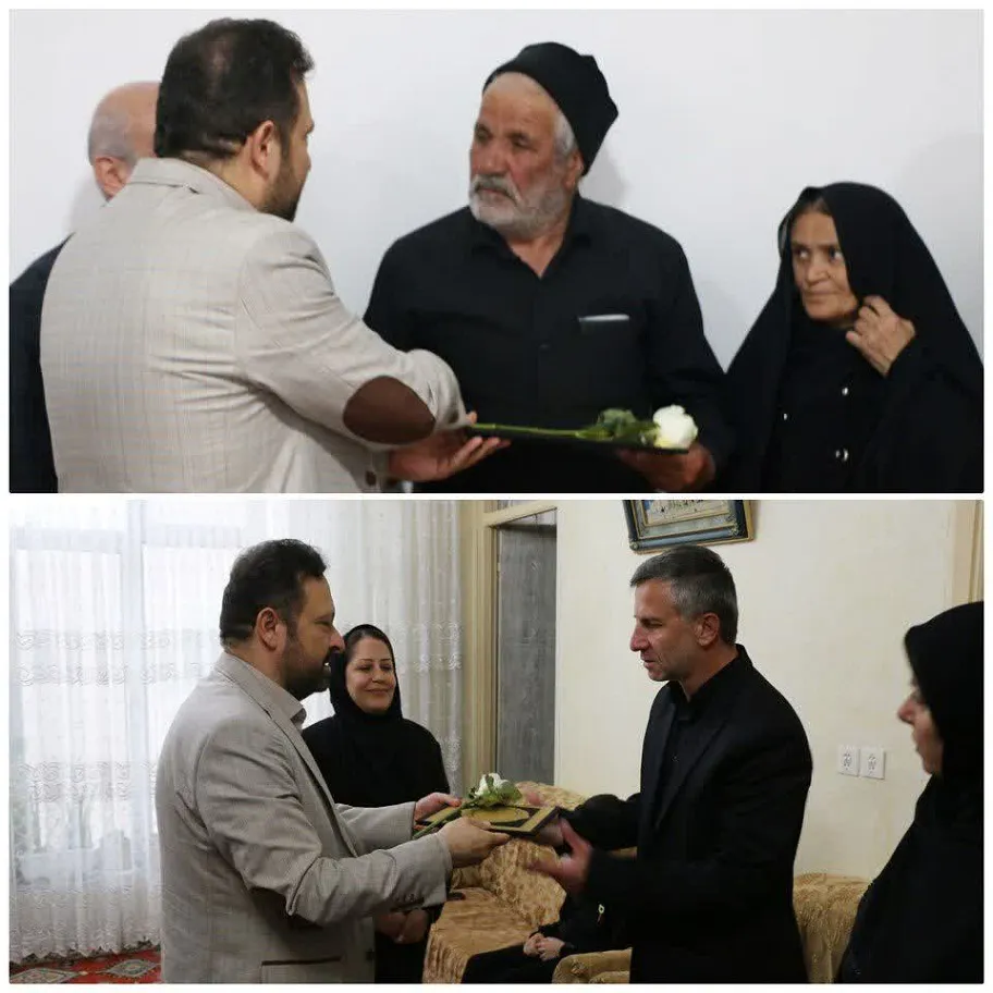 دیدار معاون درمان دانشگاه علوم پزشکی تبریز با خانواده‌های اهداکننده عضو در هفته اهدای عضو