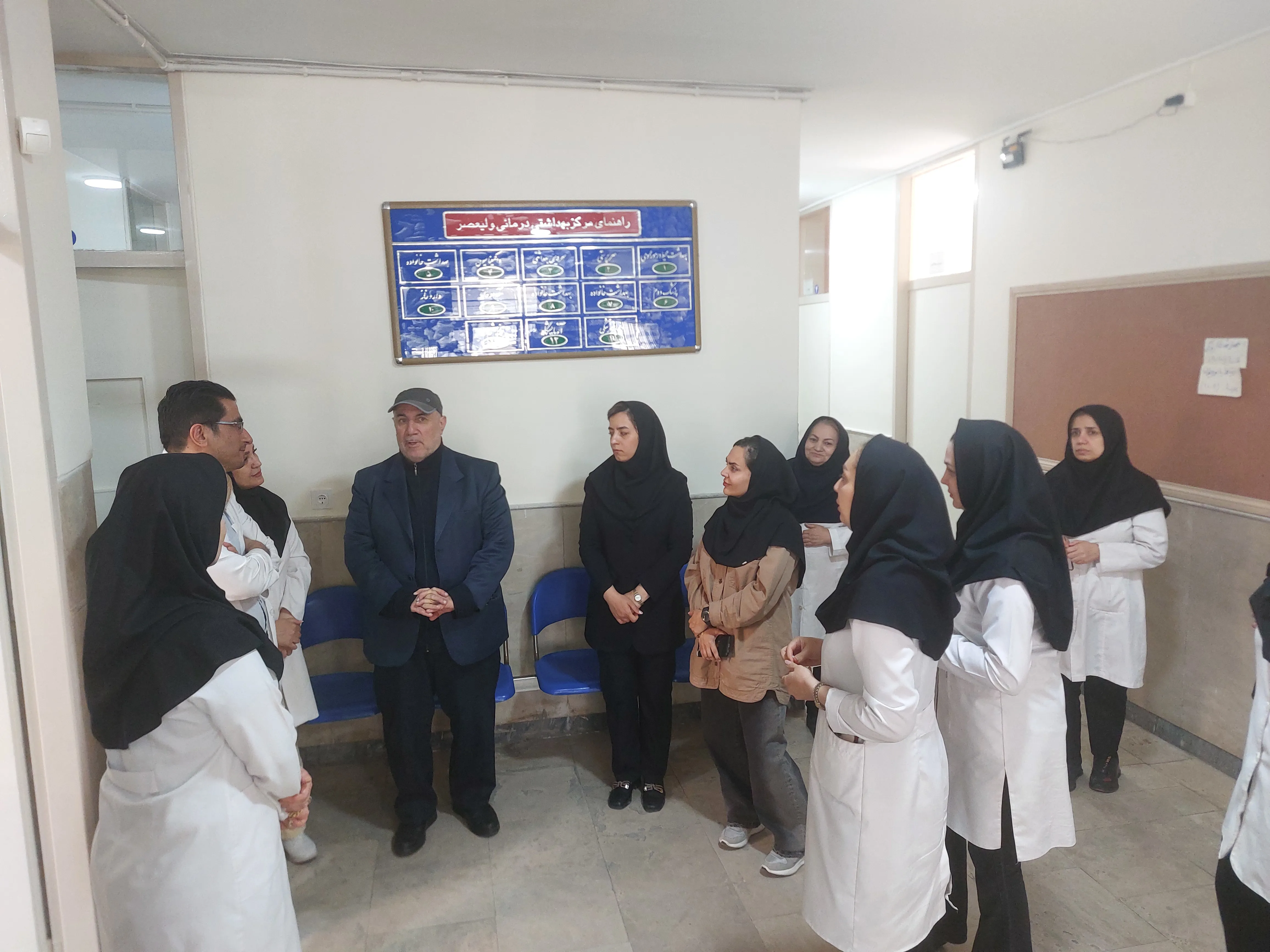 بازدید نظارتی رئیس دانشگاه علوم پزشکی تبریز از مرکز بهداشتی درمانی ولی‌عصر (عج)