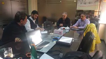 جلسه هماهنگی و تبین وظایف و نقش دفتر منابع فیزیکی در مدیریت بحران با حضور همکاران EOC