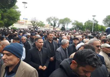 حضور ریاست و معاون بهداشتی محترم و همکاران گرامی ستاد شبکه هریس در وداع با شهدای خدمت