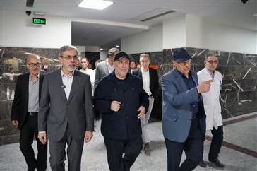 بازدید مشاور عالی و جانشین وزیر بهداشت، درمان و آموزش پزشکی از بیمارستان کودکان زهرا مردانی آذری