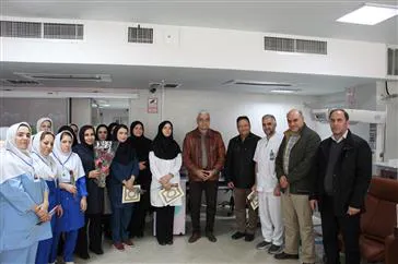 تقدیر مسئولین دانشگاه از شاغلین بخش های مراقبت نوزادان بیمارستان الزهرا(س) تبریز
