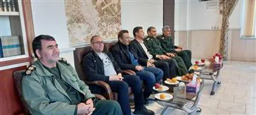 دیدار و گفتگو مدیر شبکه با فرمانده سپاه عجب شیر بمناسبت هفته بسیج