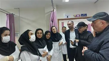 گزارش تصویری / بازدید سرپرست دانشگاه علوم پزشکی تبریز از بیمارستان خاتم الانبیا میانه