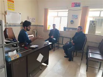 بازدید مدیریت شبکه بهداشت و درمان شهرستان عجب شیر به همراه معاون بهداشتی از خانه بهداشت آغجه وبه  واورژانس ۱۱۵
