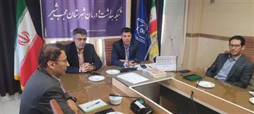 جلسه برون بخشی  گرامیداشت هفته جمعیت با  شعار "همه برای ایران جوان" با حضور مدیر شبکه بهداشت ودرمان