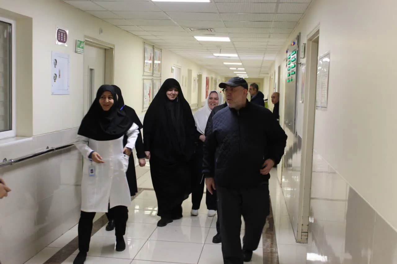 بازدید سرپرست دانشگاه علوم پزشکی تبریز از بیمارستان الزهرا(س)