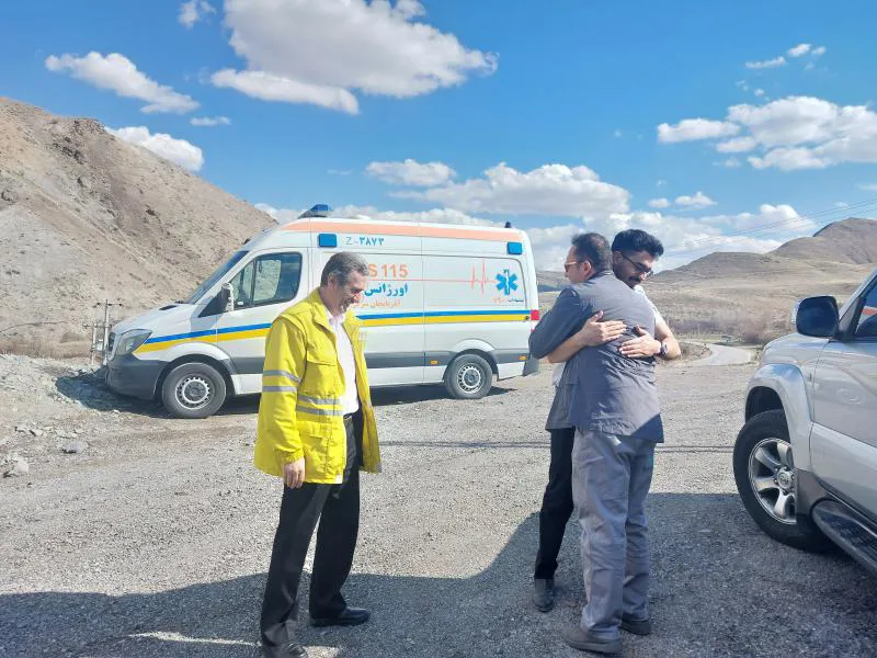 بازدید معاون درمان و سرپرست اورژانس دانشگاه علوم پزشکی تبریز از پایگاه‌های اورژانس بستان آباد و میانه و بیمارستان برکت امام میانه و پایگاه اورژانس هوایی